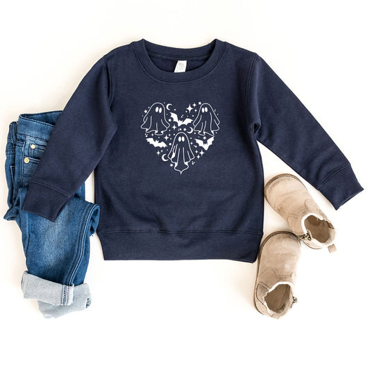 Ghosts Heart | Toddler Graphic Sweatshirt