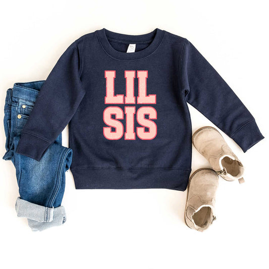 Lil Sis Distressed | Toddler Sweatshirt