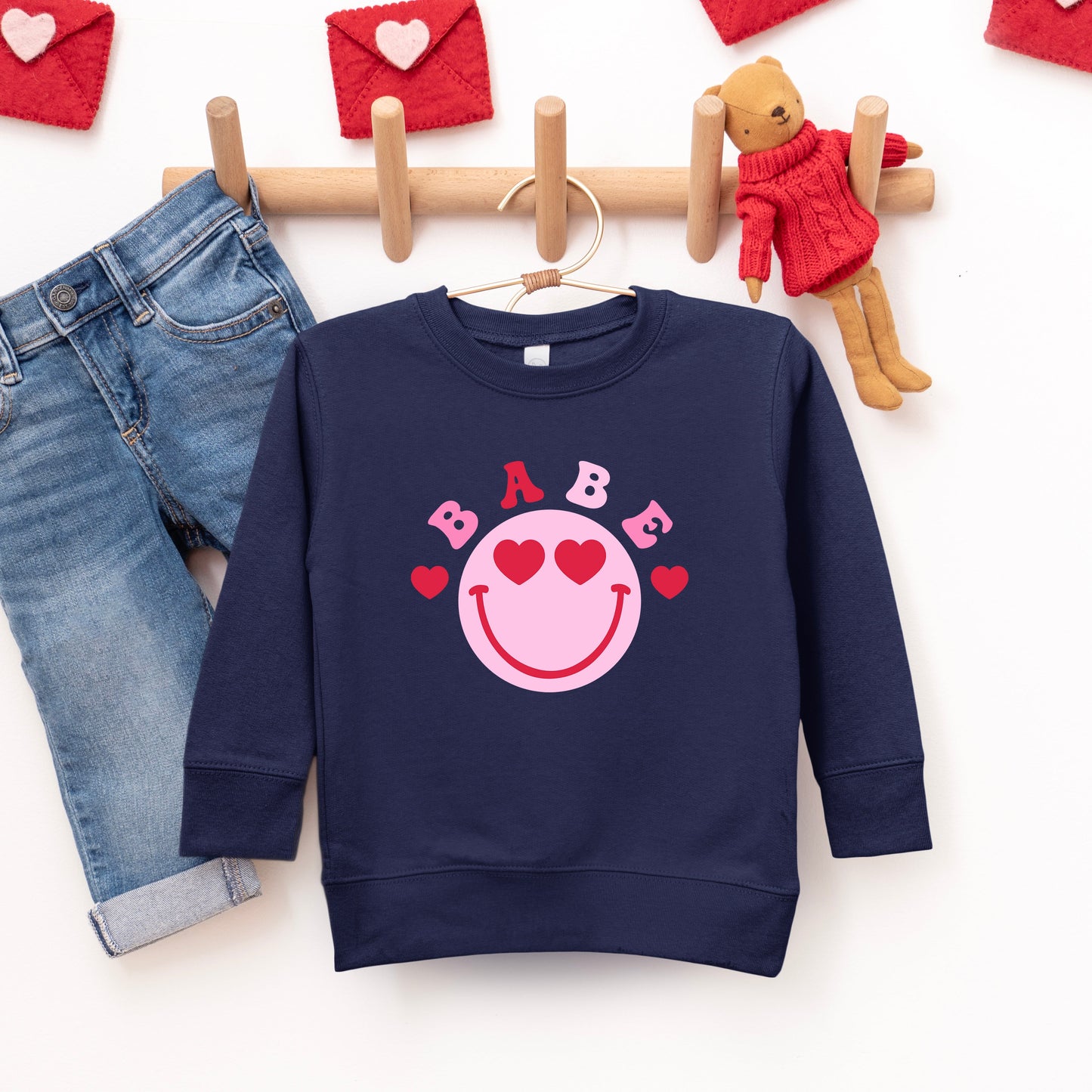 Babe Smile | Toddler Graphic Sweatshirt