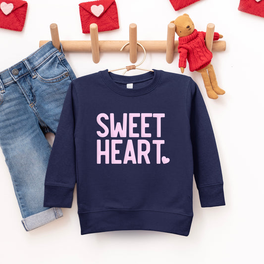 Sweetheart Puff Print | Toddler Graphic Sweatshirt