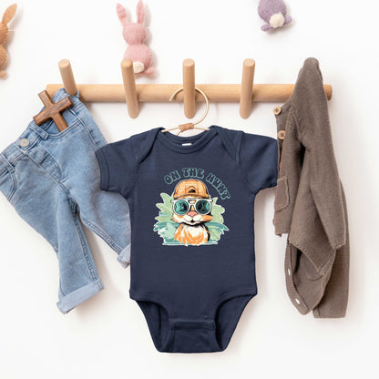 On The Hunt Bunny | Baby Graphic Short Sleeve Onesie