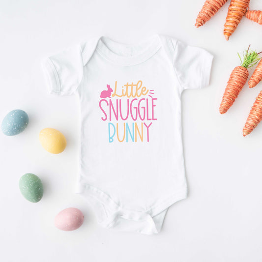 Little Snuggle Bunny | Baby Graphic Short Sleeve Onesie