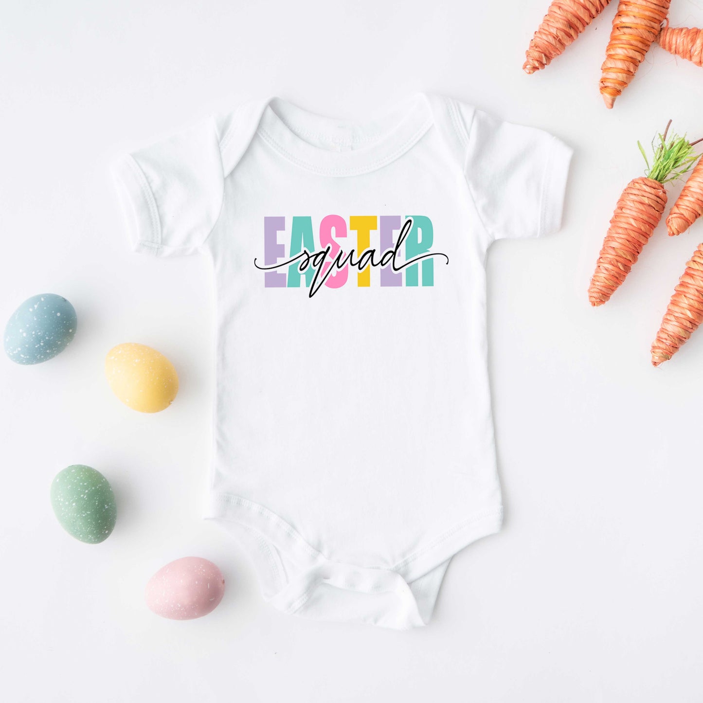 Easter Squad Colorful | Baby Graphic Short Sleeve Onesie