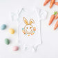 Happy Easter Smiley Lightning Bolt | Baby Graphic Short Sleeve Onesie