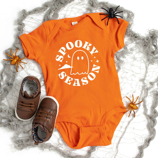 Spooky Season Ghost | Baby Graphic Short Sleeve Onesie