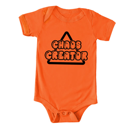 Chaos Creator Triangle | Baby Graphic Short Sleeve Onesie