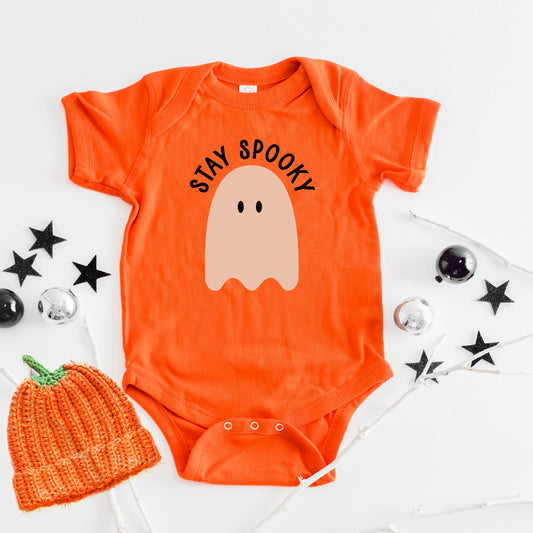 Stay Spooky Ghost | Baby Graphic Short Sleeve Onesie