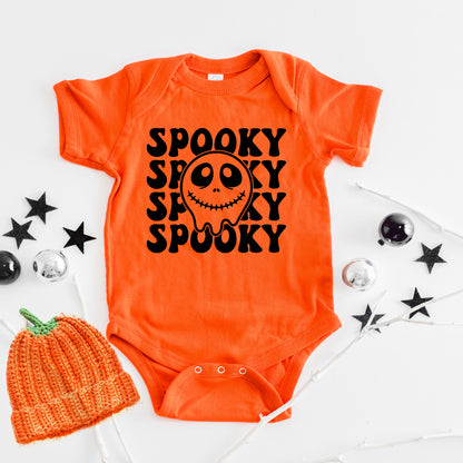 Spooky Smiley Jack | Baby Graphic Short Sleeve Onesie