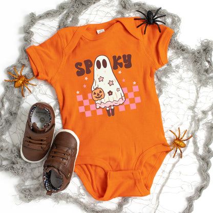 Spooky Girl Ghost | Baby Graphic Short Sleeve Onesie