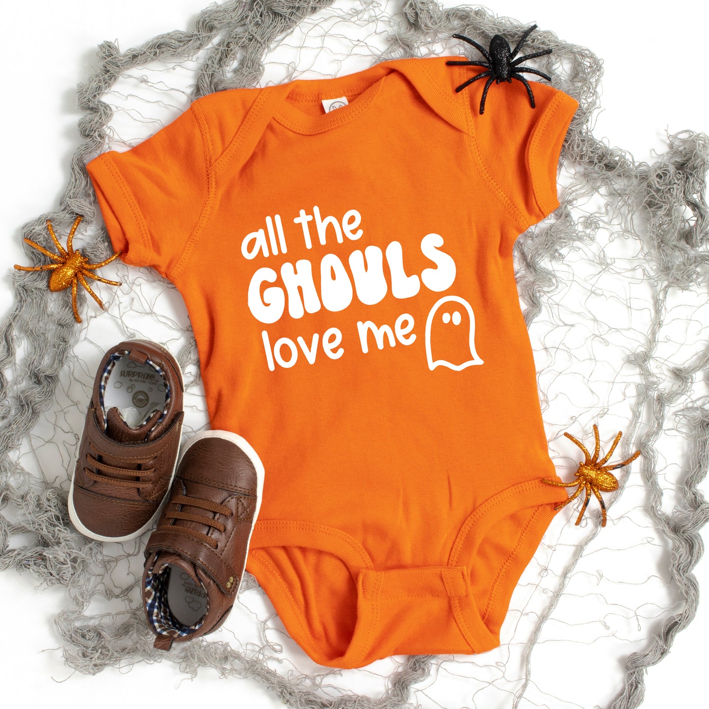 All The Ghouls Ghost | Baby Graphic Short Sleeve Onesie