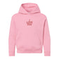 Embroidered I Love You Words | Youth Graphic Hoodie