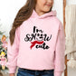 I'm Snow Cute Glitter | Toddler Graphic Hoodie