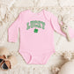 Lucky Clover Distressed | Baby Graphic Long Sleeve Onesie