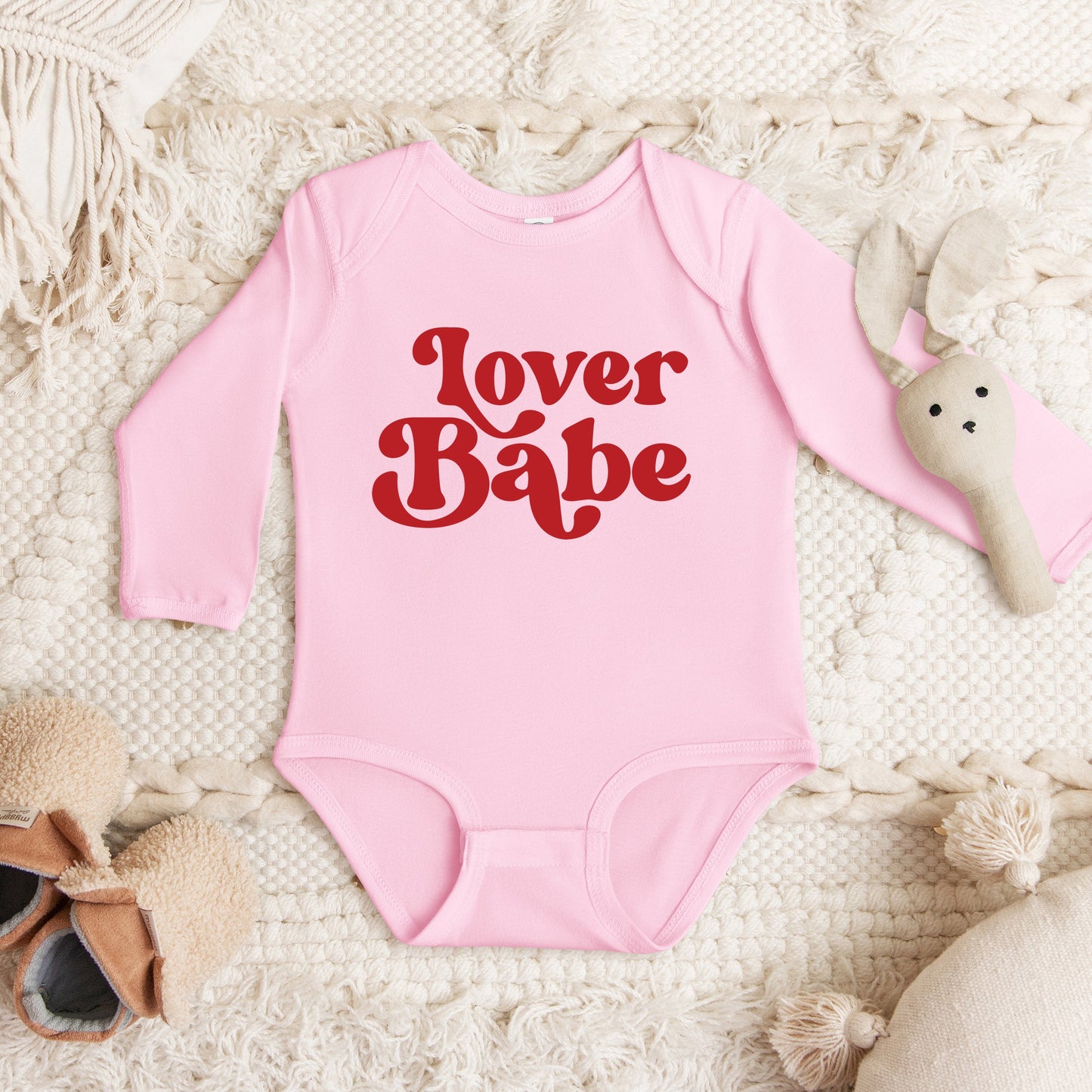 Lover Babe | Baby Graphic Long Sleeve Onesie