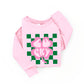Lucky Clover Checkered | Youth Graphic Long Sleeve Tee
