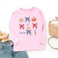 Coquette Nautical Collage | Youth Graphic Long Sleeve Tee