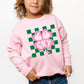 Lucky Clover Checkered | Toddler Graphic Sweatshirt