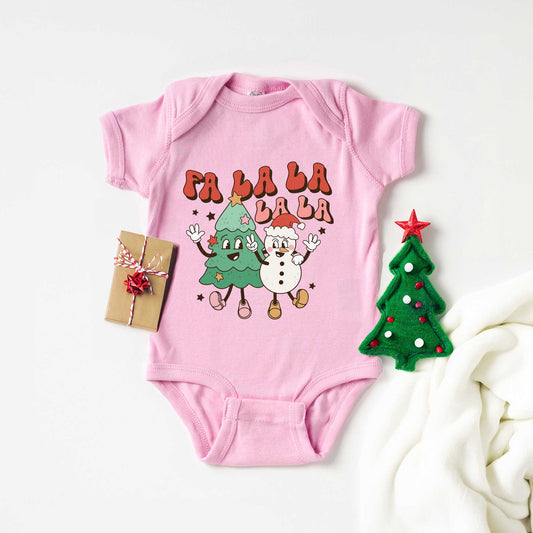 Fa La La Friends | Baby Graphic Short Sleeve Onesie