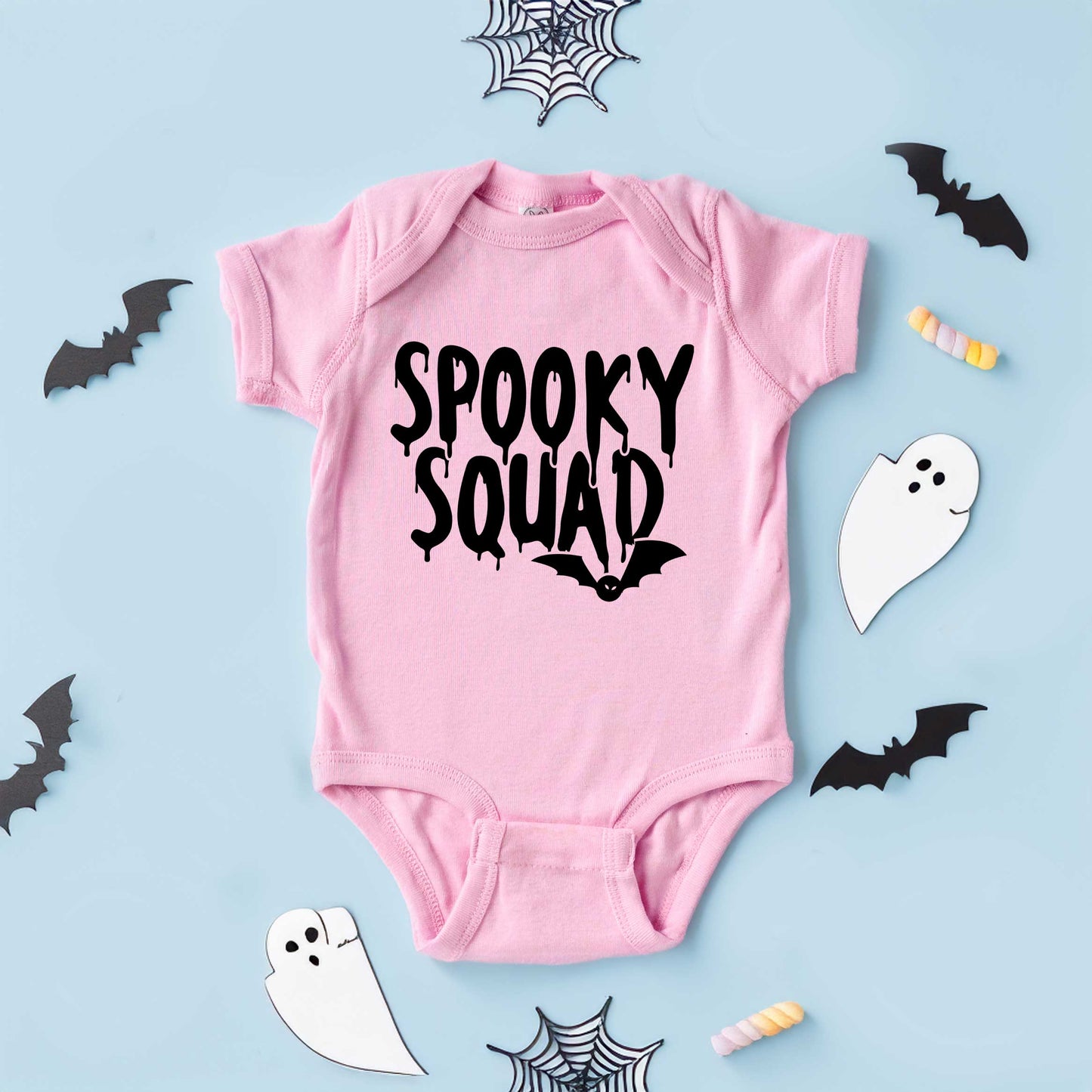 Spooky Squad Bat | Baby Graphic Short Sleeve Onesie