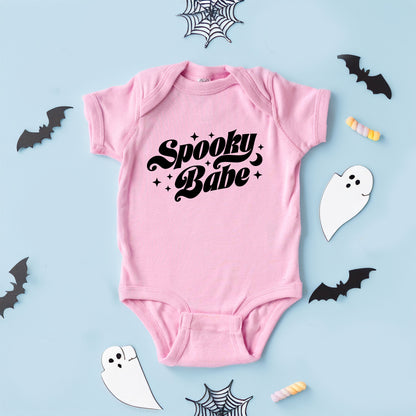 Spooky Babe Stars | Baby Graphic Short Sleeve Onesie