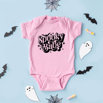 Spooky Babe Bats | Baby Graphic Short Sleeve Onesie