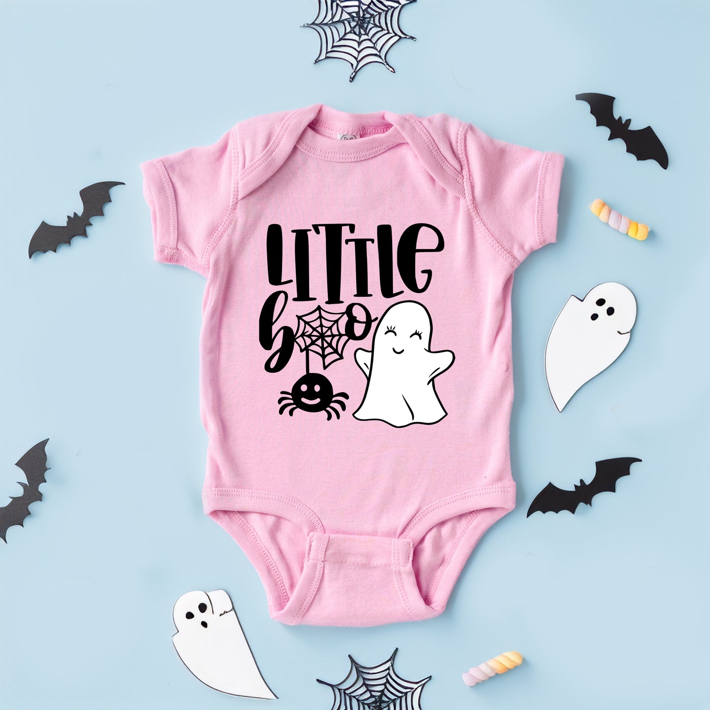 Little Boo Ghost | Baby Graphic Short Sleeve Onesie