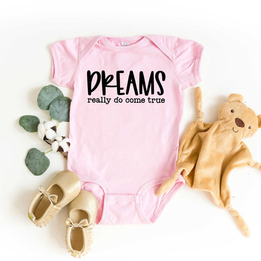 Dreams Really Do Come True | Baby Graphic Short Sleeve Onesie