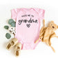Pass Me To Grandma Heart | Baby Graphic Short Sleeve Onesie