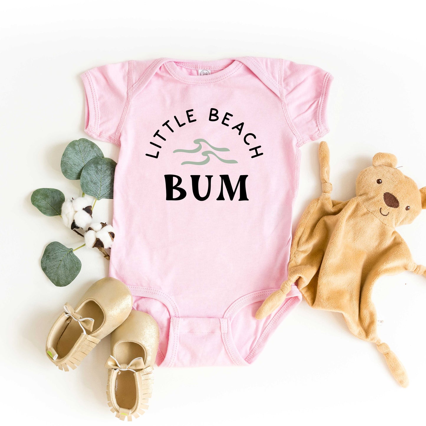 Little Beach Bum | Baby Graphic Short Sleeve Onesie