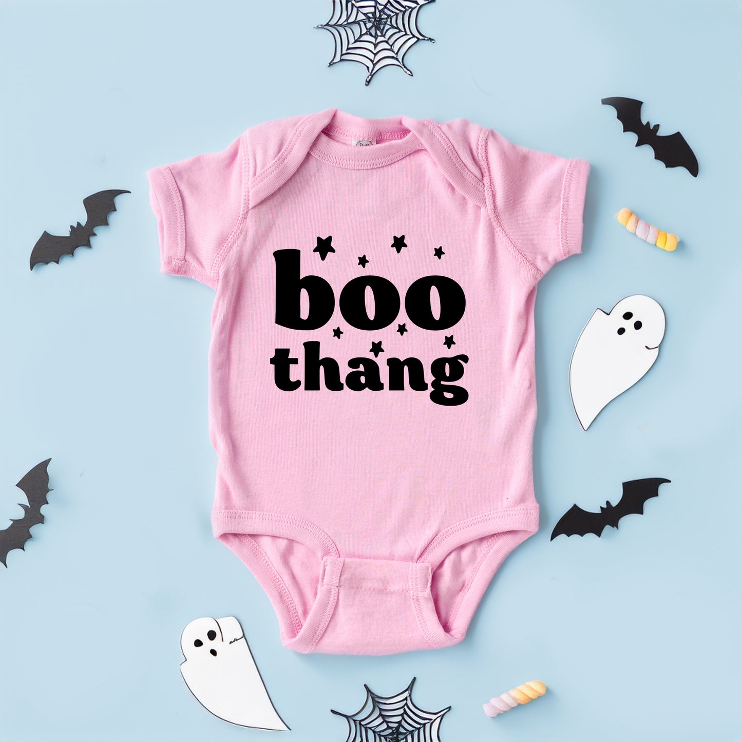 Boo Thang Stars | Baby Graphic Short Sleeve Onesie