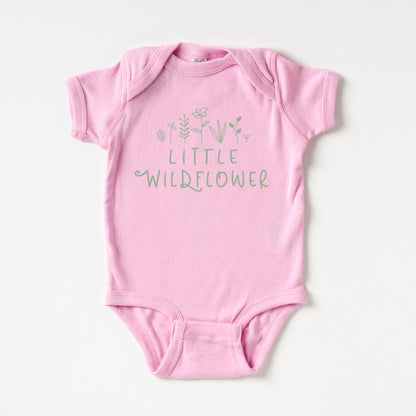 Little Wildflower Flowers | Baby Graphic Short Sleeve Onesie