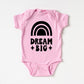 Dream Big Rainbow | Baby Graphic Short Sleeve Onesie