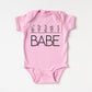 Babe Flowers | Baby Graphic Short Sleeve Onesie