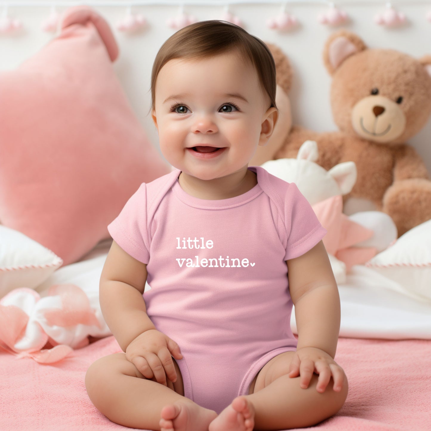 Little Valentine | Baby Graphic Short Sleeve Onesie