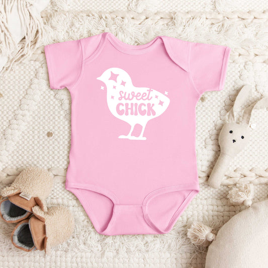 Sweet Chick Chick | Baby Graphic Short Sleeve Onesie