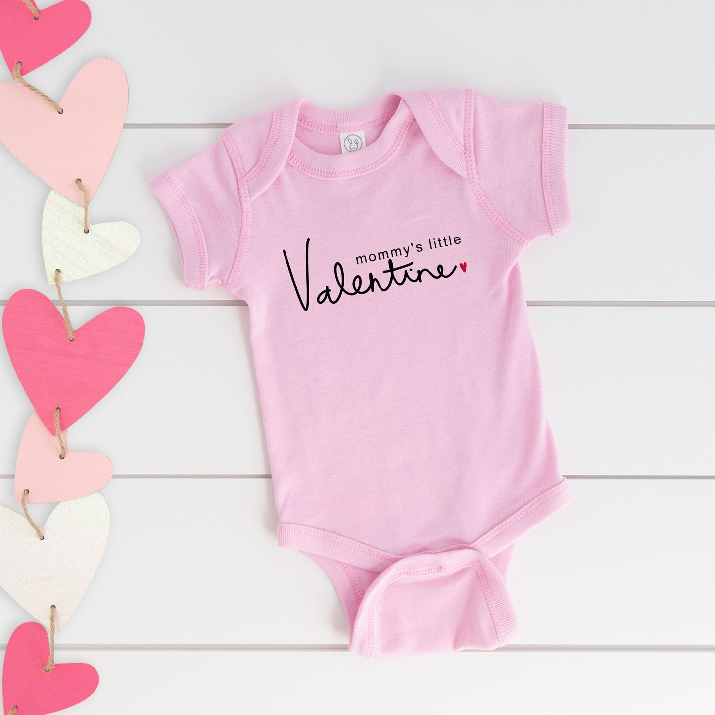 Mommy's Little Valentine | Baby Graphic Short Sleeve Onesie