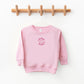 Embroidered Be Good Do Good Smiley Face | Toddler Graphic Sweatshirt
