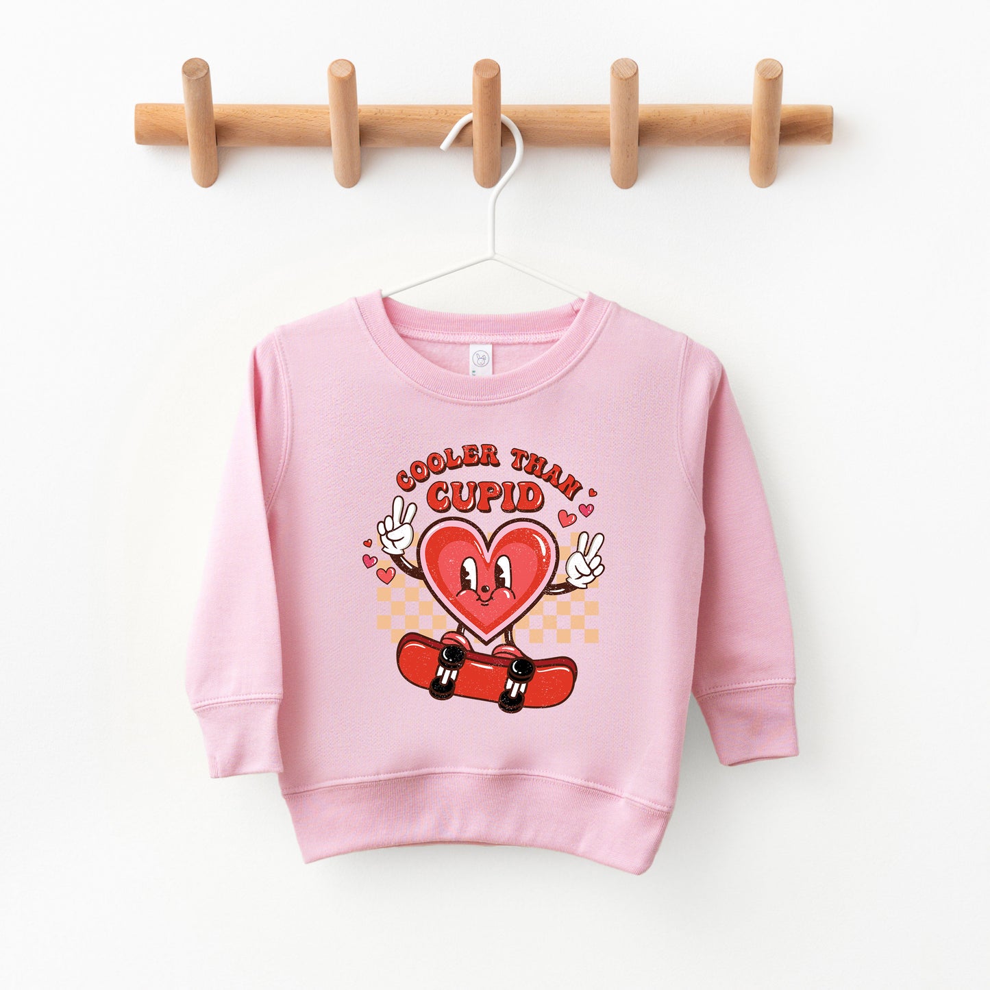 Cooler Than Cupid Skater | Toddler Sweatshirt