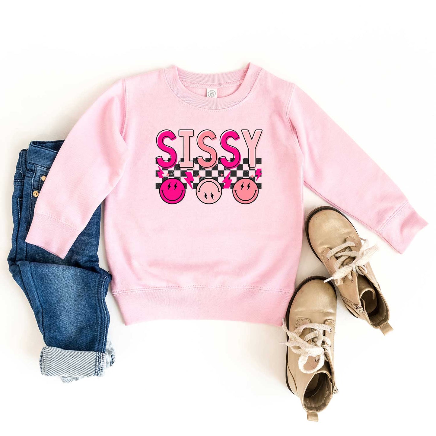 Sissy Checkered | Toddler Sweatshirt