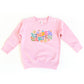 Kindergarten Flowers | Toddler Graphic Sweatshirt