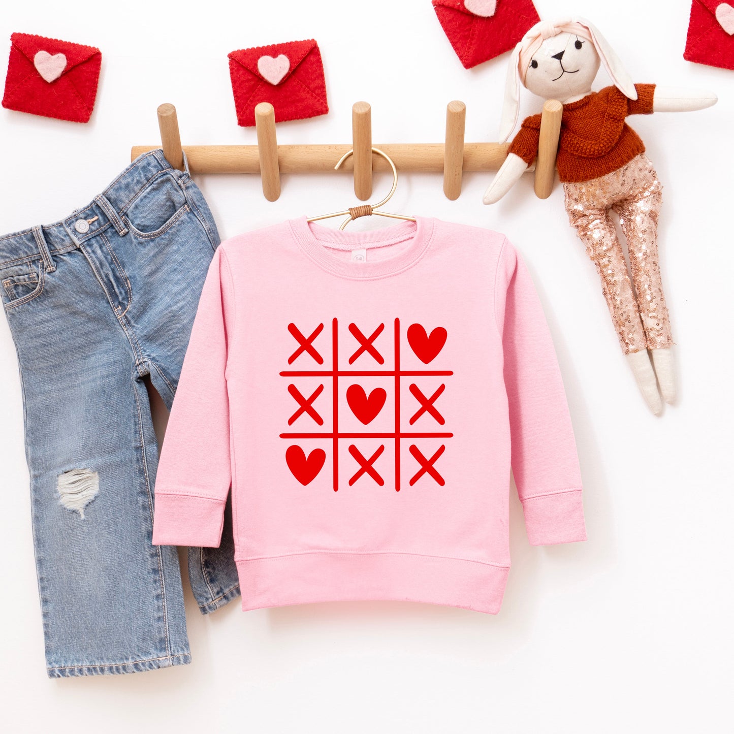 Tic Tac Heart | Youth Ultra-Soft Graphic Sweatshirt