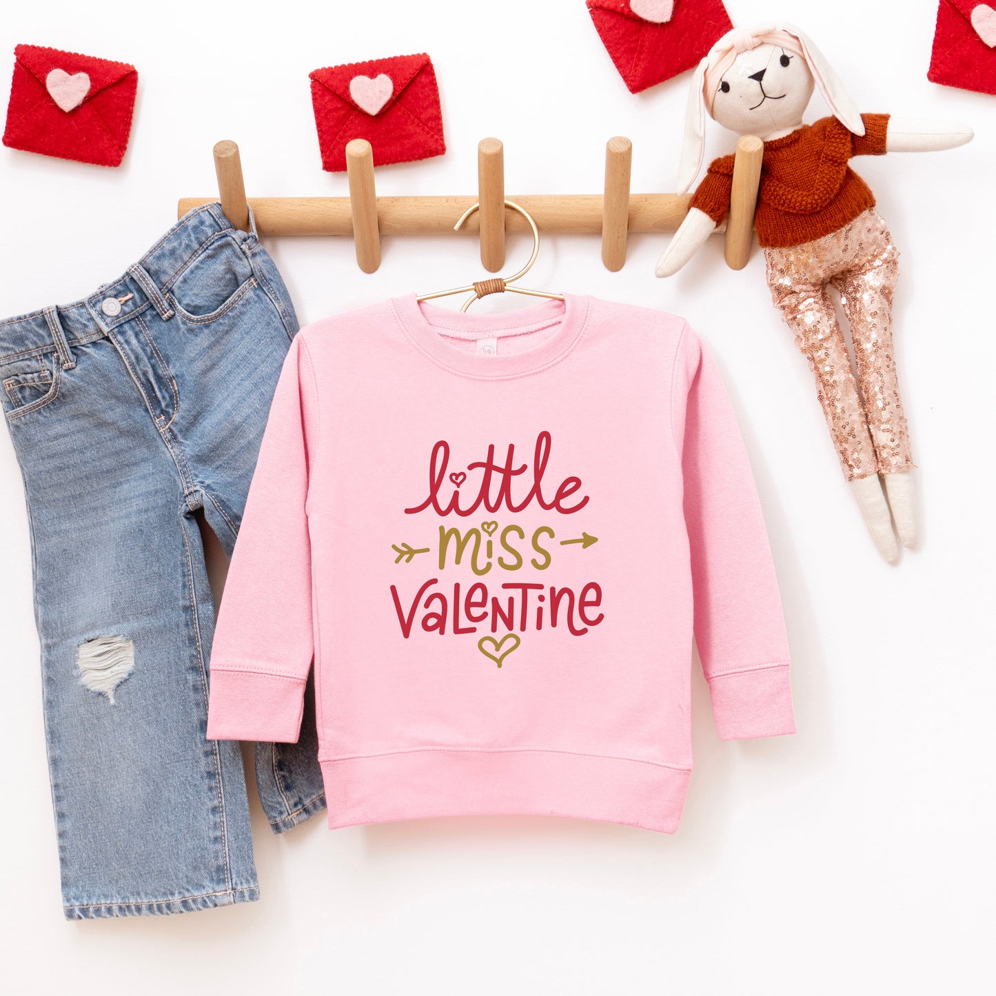 Little Miss Valentine | Toddler Graphic Sweatshirt