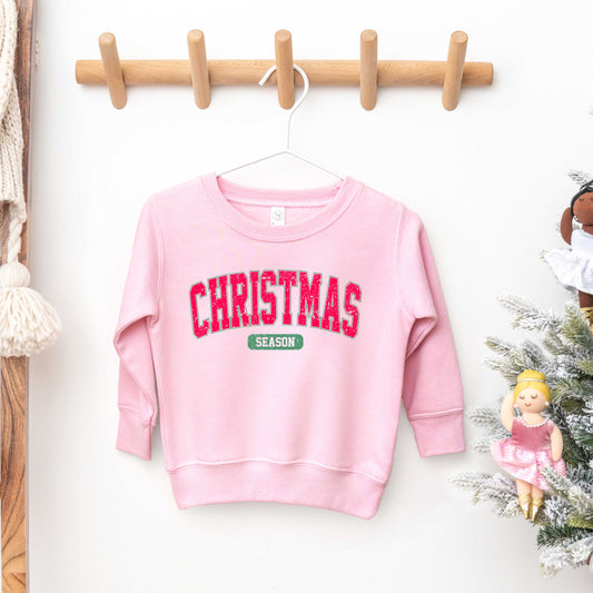 Varsity Christmas Season | Toddler Graphic Sweatshirt