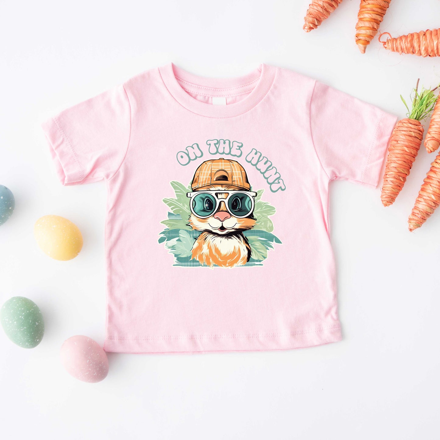 On The Hunt Bunny | Youth Short Sleeve Crew Neck