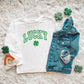 Lucky Clover Distressed | Youth Graphic Long Sleeve Tee