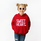 Sweetheart Puff Print | Toddler Graphic Hoodie