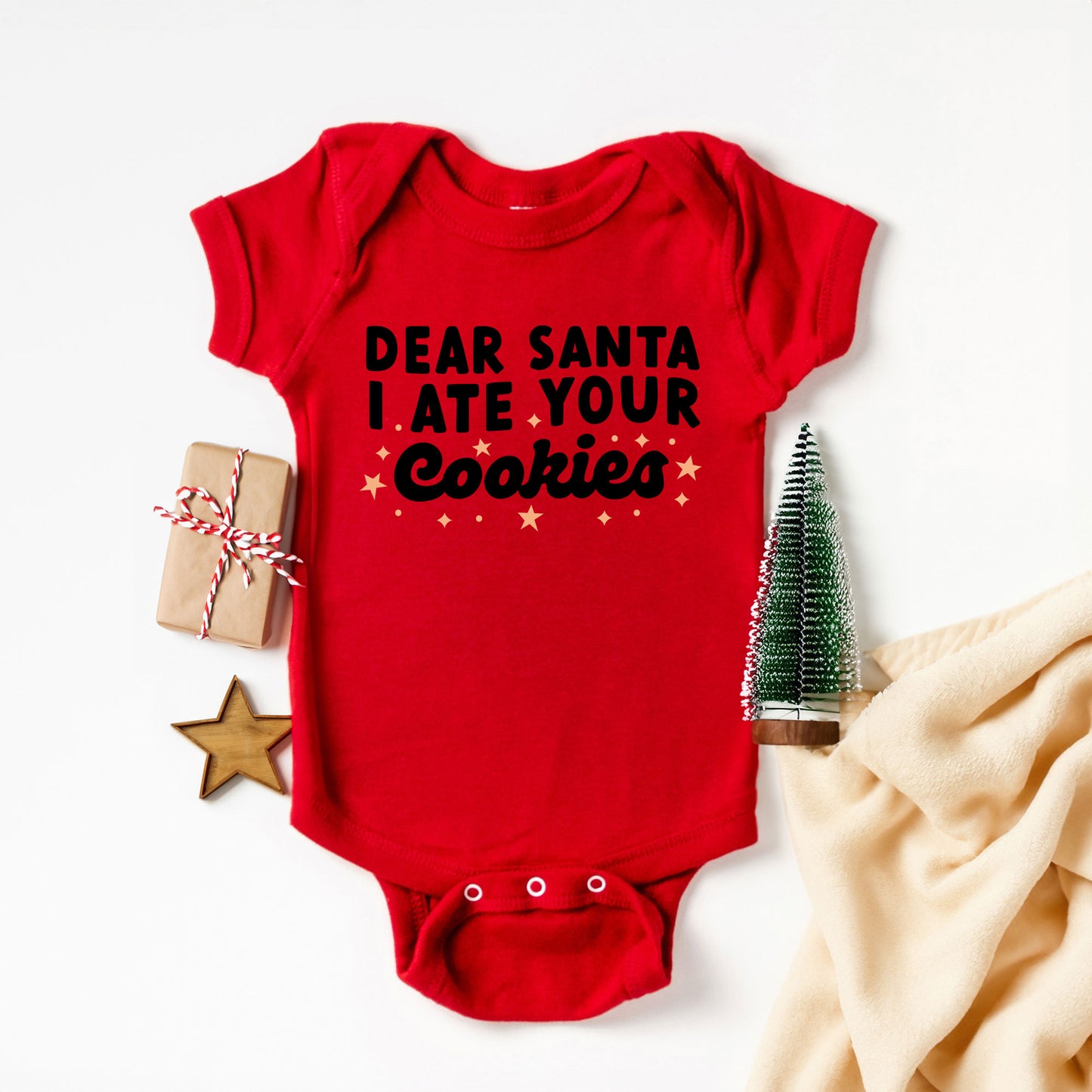 I Ate Your Cookies | Baby Graphic Short Sleeve Onesie