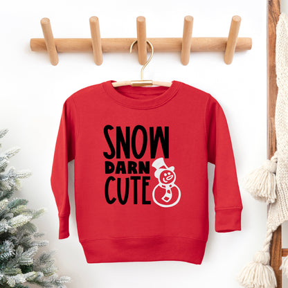 Snow Darn Cute Glitter | Youth Ultra-Soft Graphic Sweatshirt