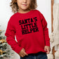 Santa's Little Helper Words | Toddler Graphic Sweatshirt