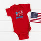 American Vibes Hot Dog | Baby Graphic Short Sleeve Onesie